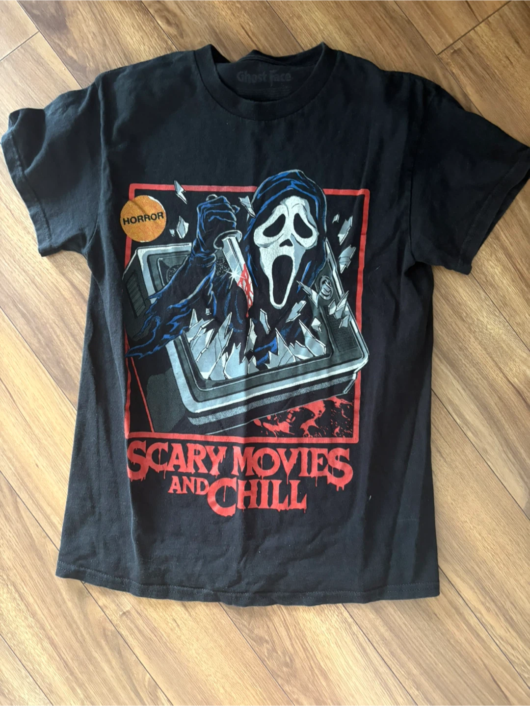 Ghost Face Scary Movies and Chill T-Shirt