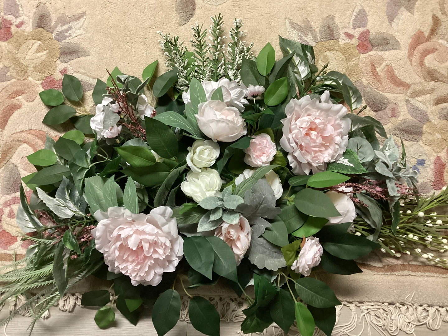 BEAUTIFUL FLORAL WEDDING ARRANGEMENT WITH RING - photo 5