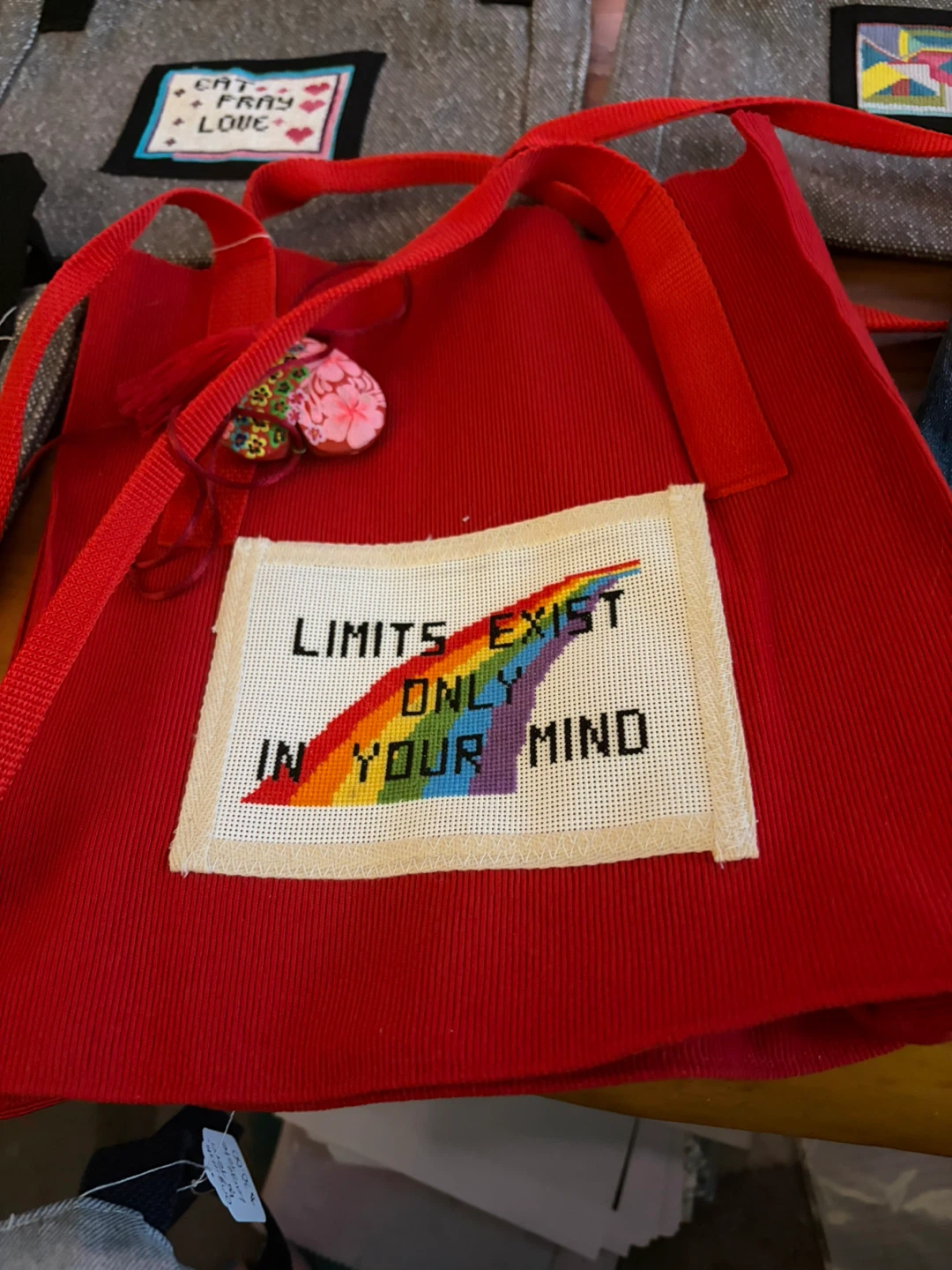 Originals by Terri Cross-Stitch Tote Bag - photo 2