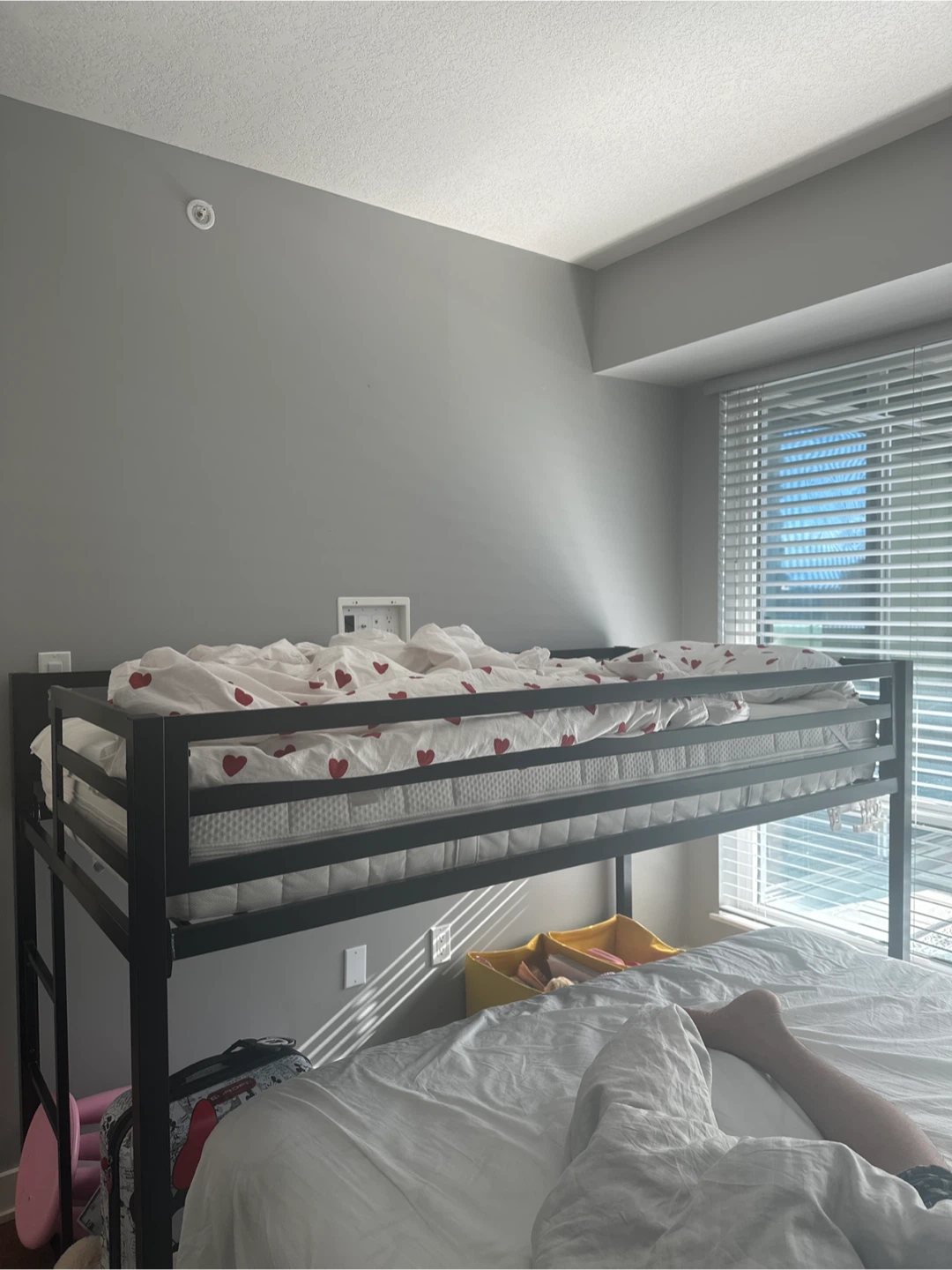 Loft Bed – Home Depot + IKEA Mattress & Bedding