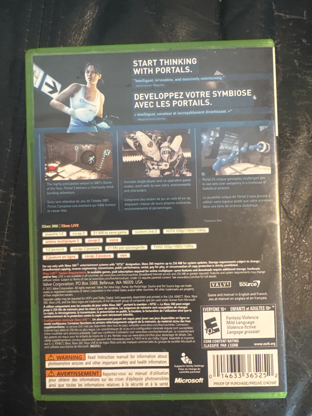 Portal 2 for Xbox 360 - photo 3