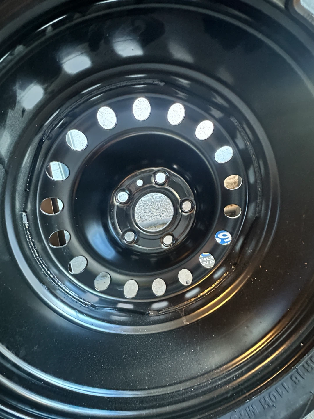 Kumho Solus KL21 Tire on Steel Rim