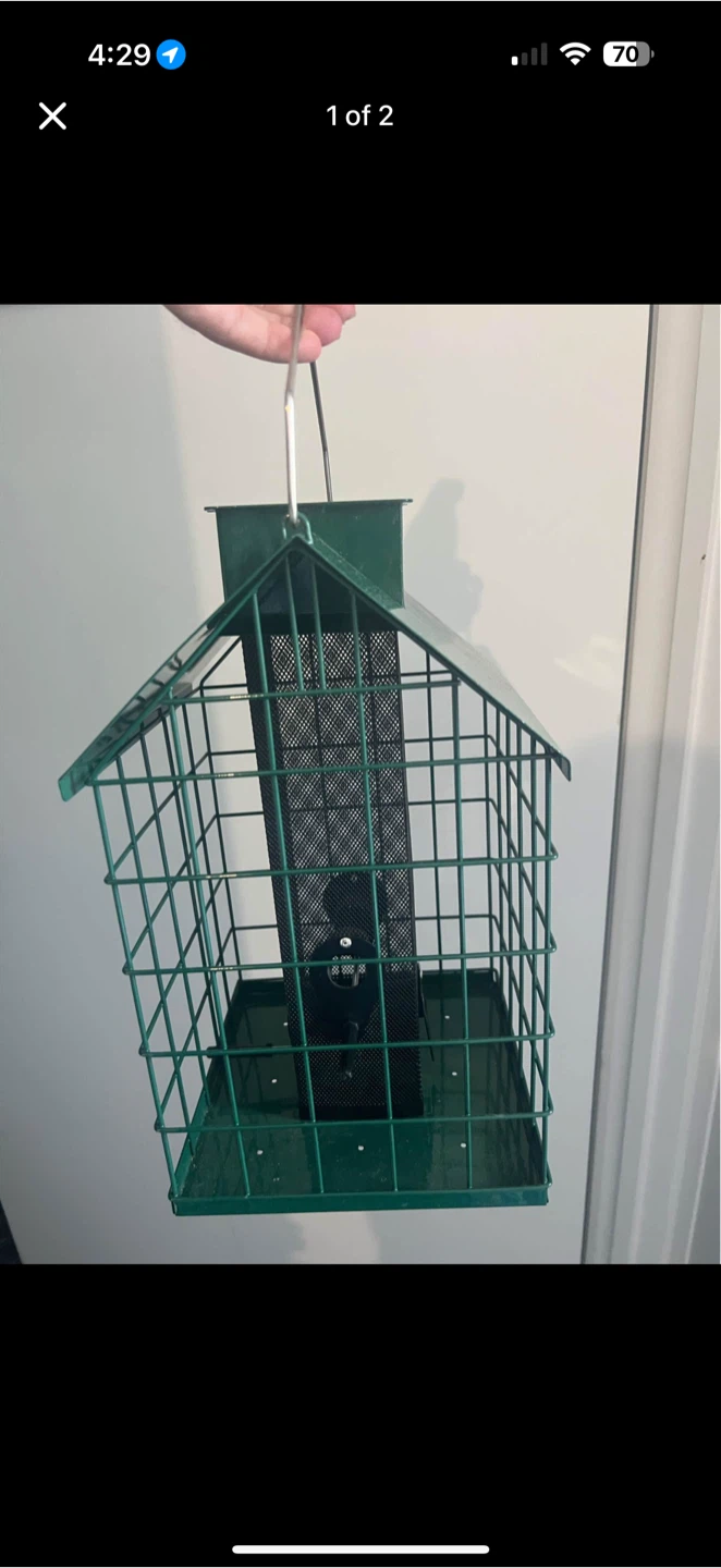 Squirrel-Proof Metal Bird Feeder