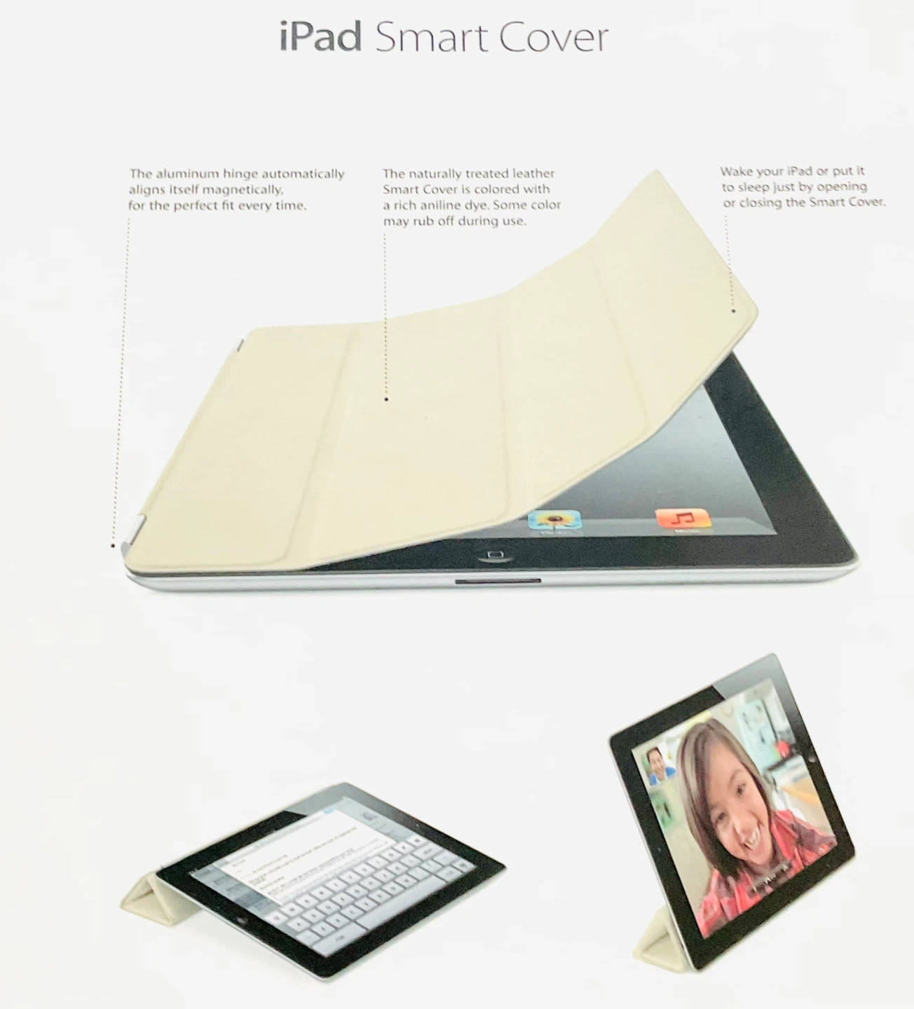 (NEVER USED)Apple iPad Smart Cover