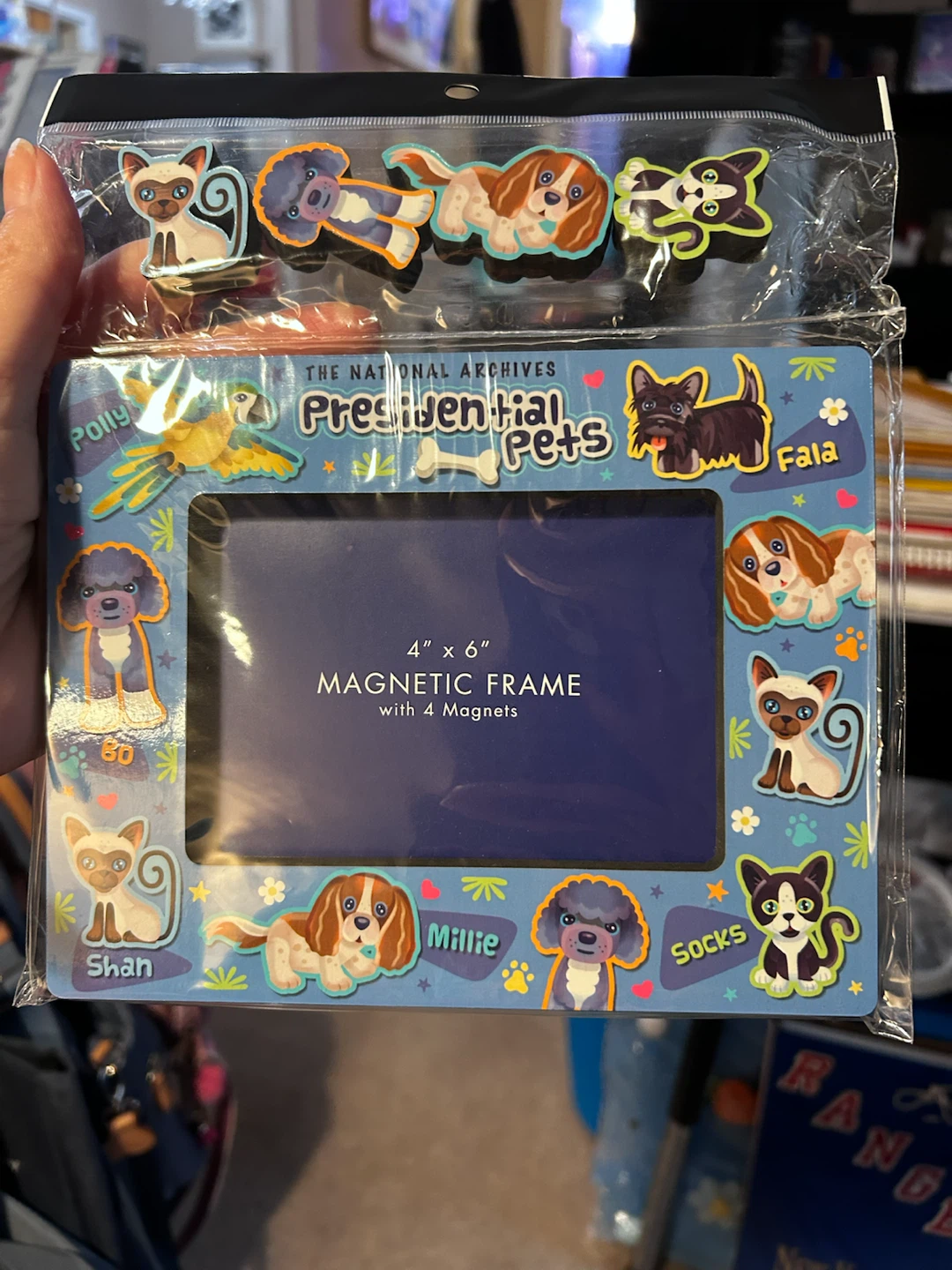 The National Archives Presidential Pets Magnetic Frame