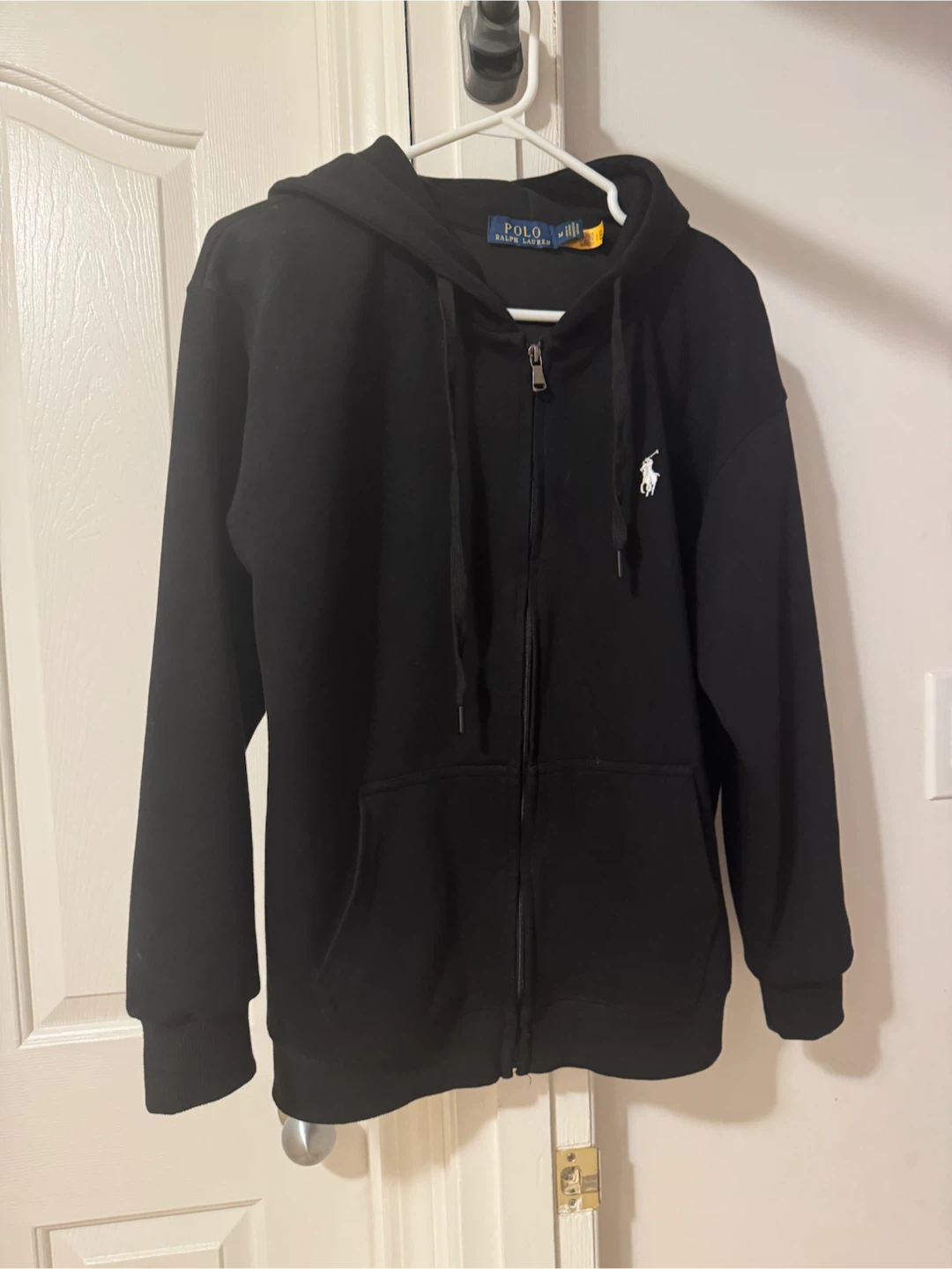 Polo Ralph Lauren Black Zip-Up Hoodie