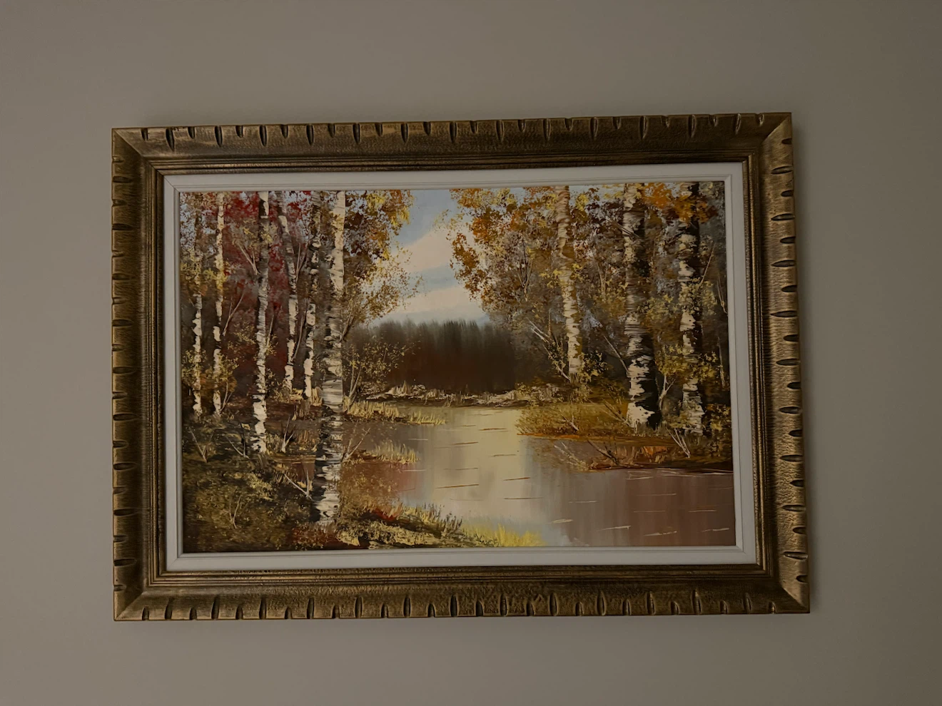Set of two vintage landscape oil paintings - photo 5
