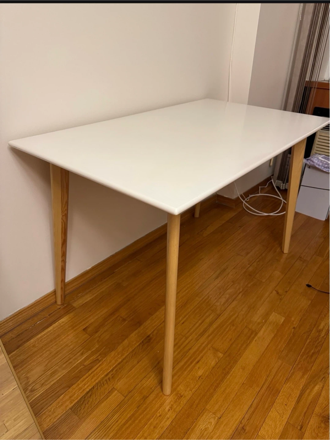 Modern White Dining Table
