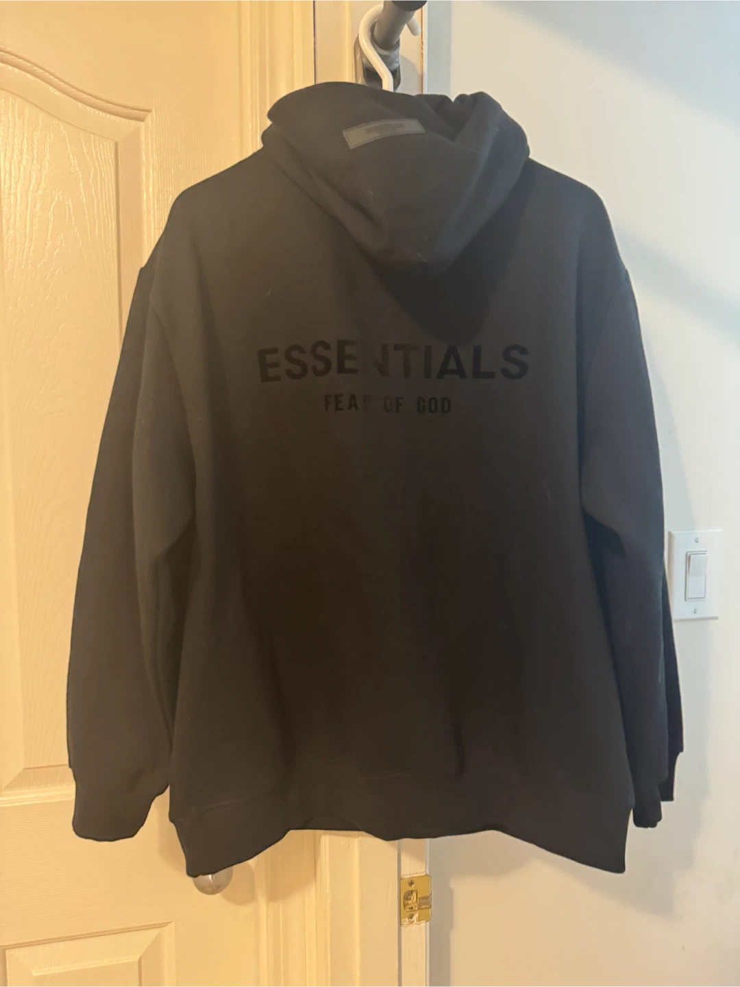 Essentials Fear of God Hoodie - Black - photo 2