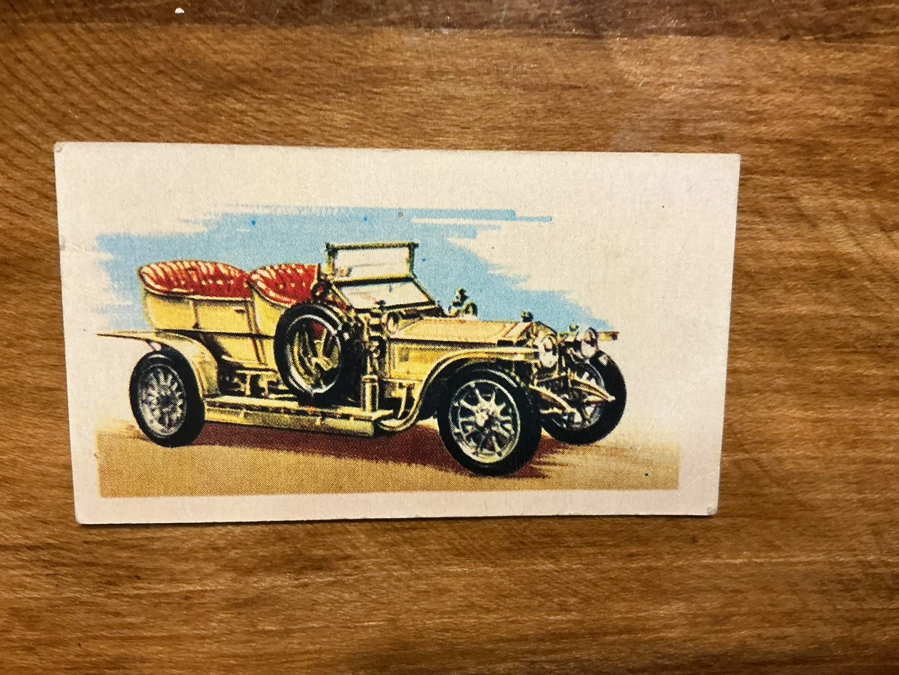 1970’s Candygum Storia dell'Automobile Collectible Card No 35