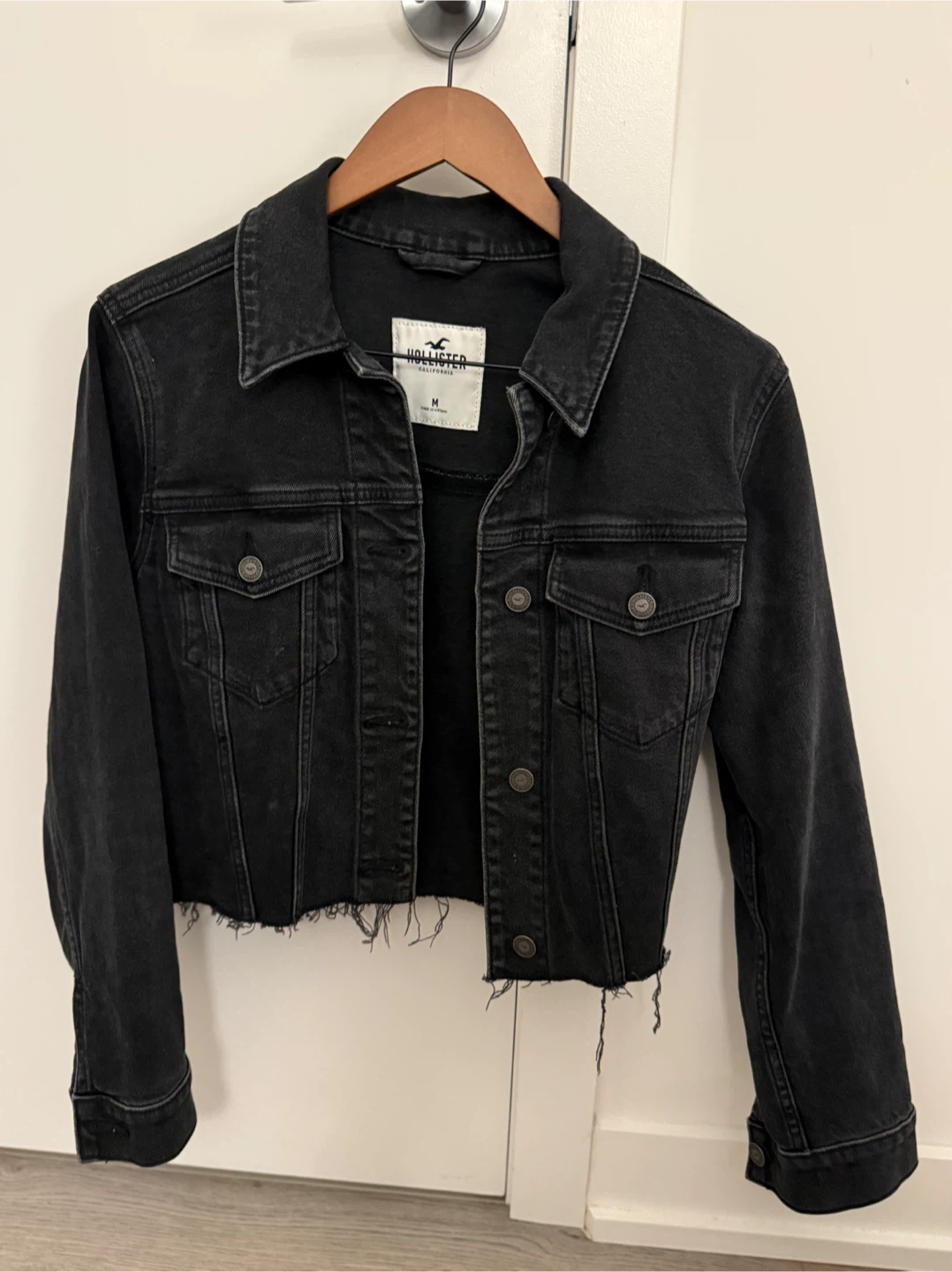 Hollister Black Denim Jacket