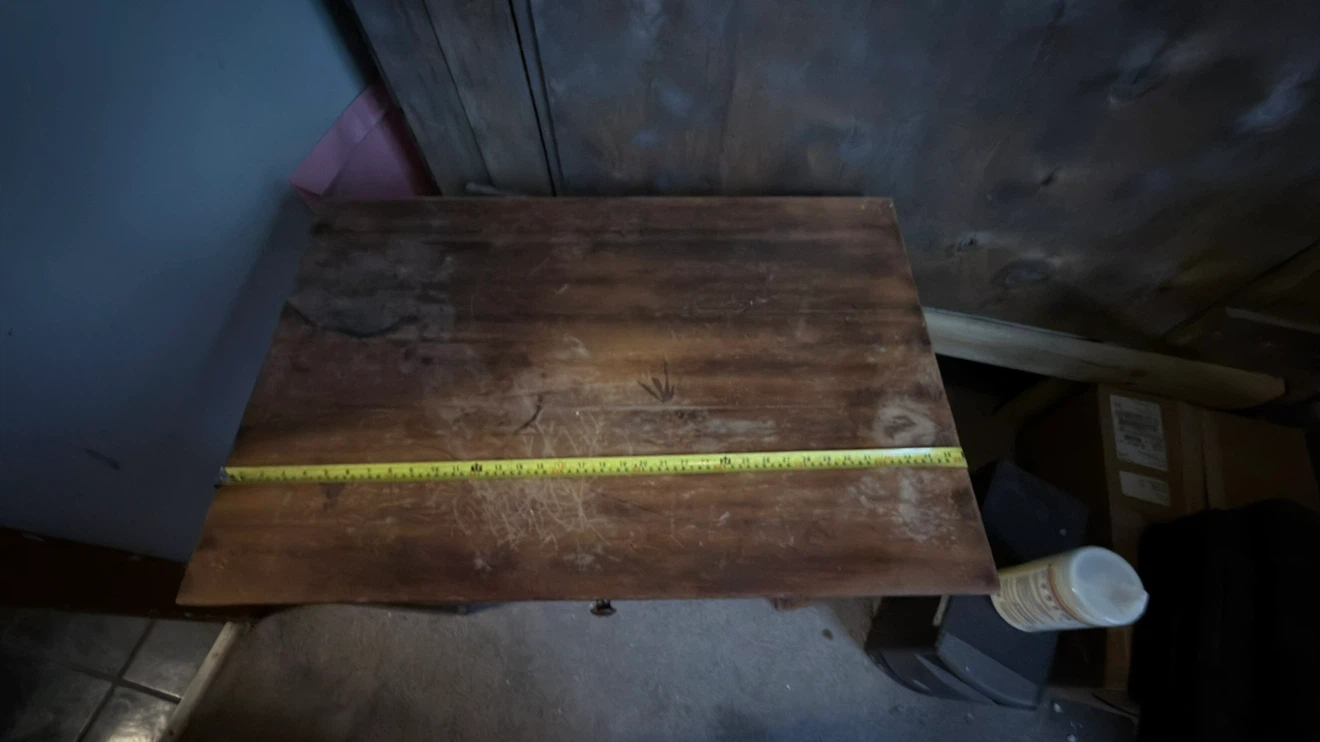 Wooden Desk with Drawer - photo 2