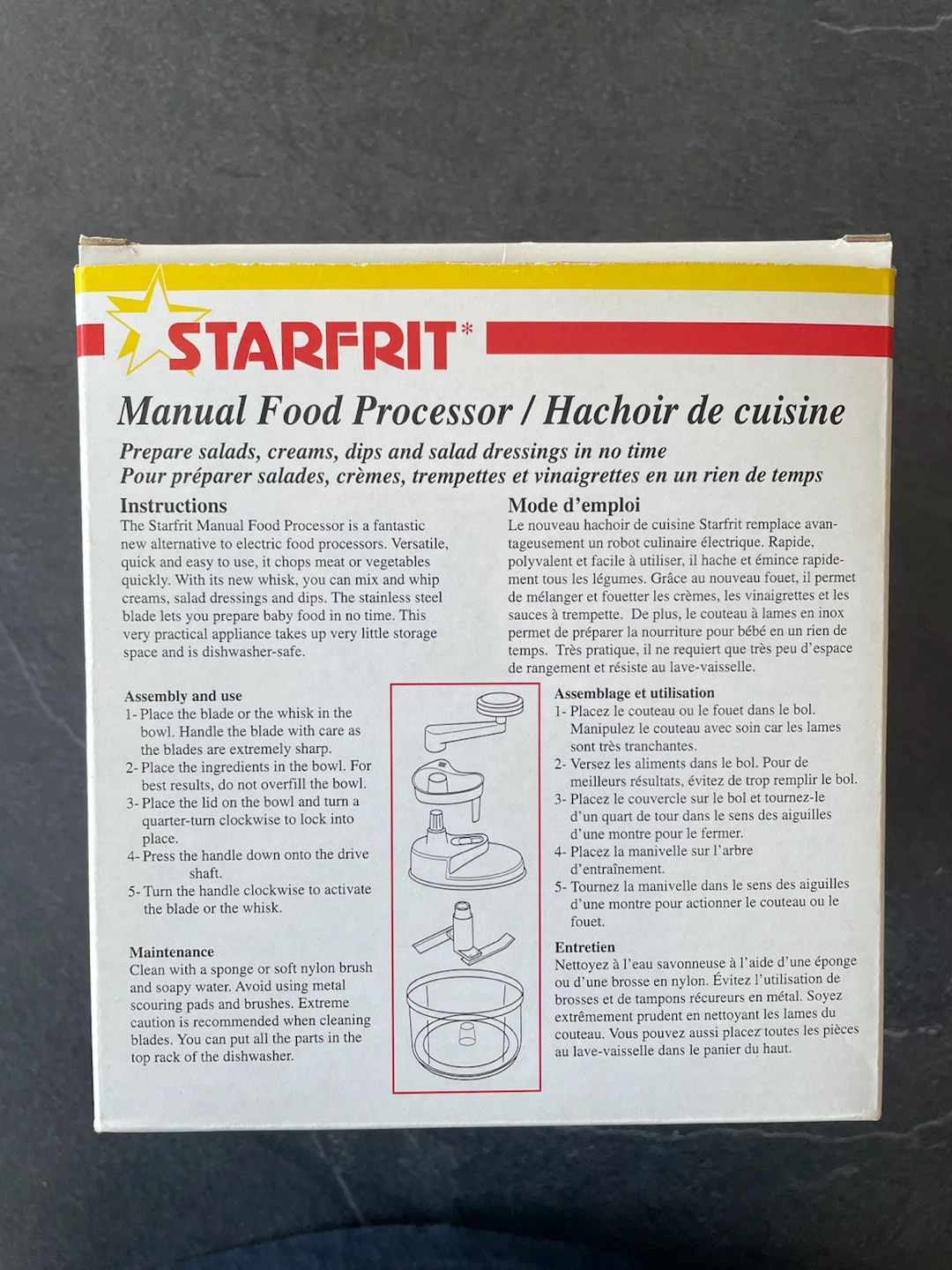 Starfrit Manual Food Processor - photo 3