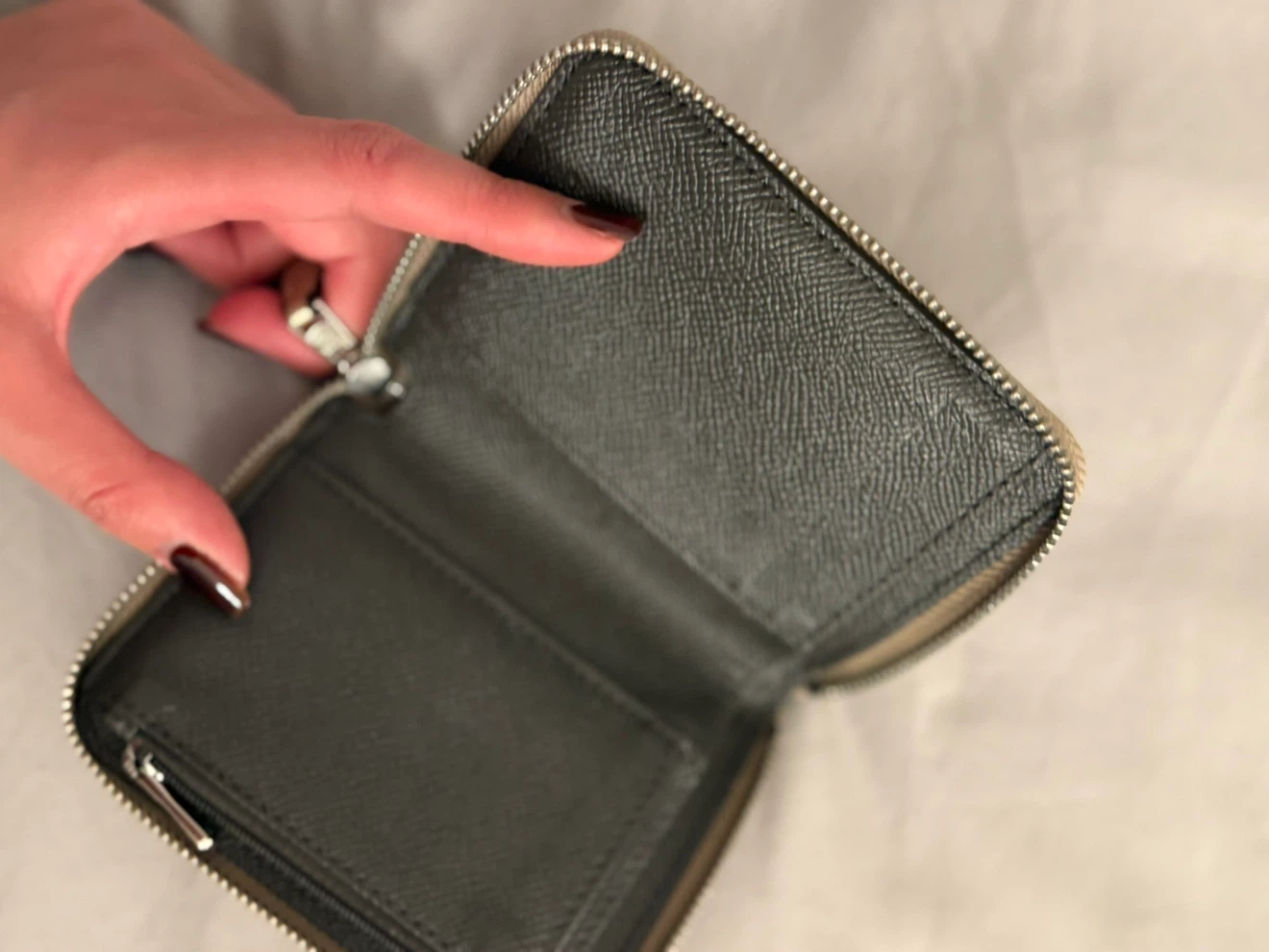 Coach Metallic Gold Zip Wallet - photo 2