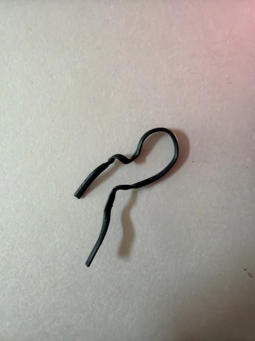 Black wire twist tie