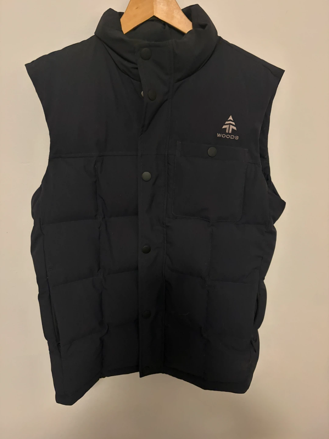 Woods Down Vest Black