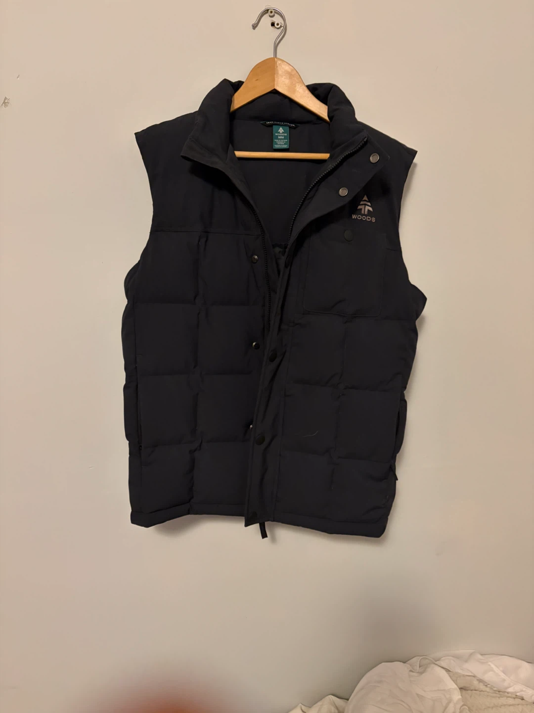 Woods Down Vest Black - photo 2