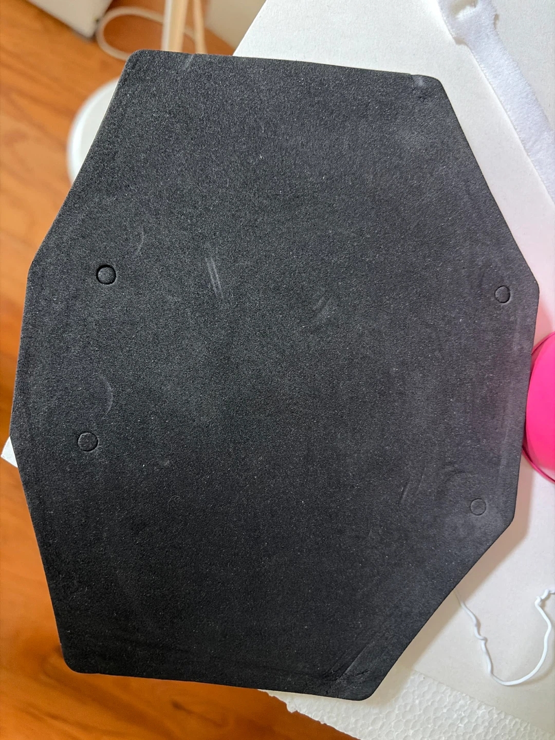 Black Hexagonal Foam Pad