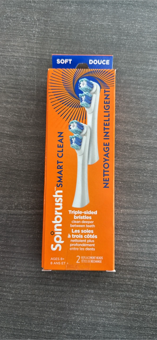 Spinbrush Smart Clean Toothbrush and 2 Refill Heads - photo 2