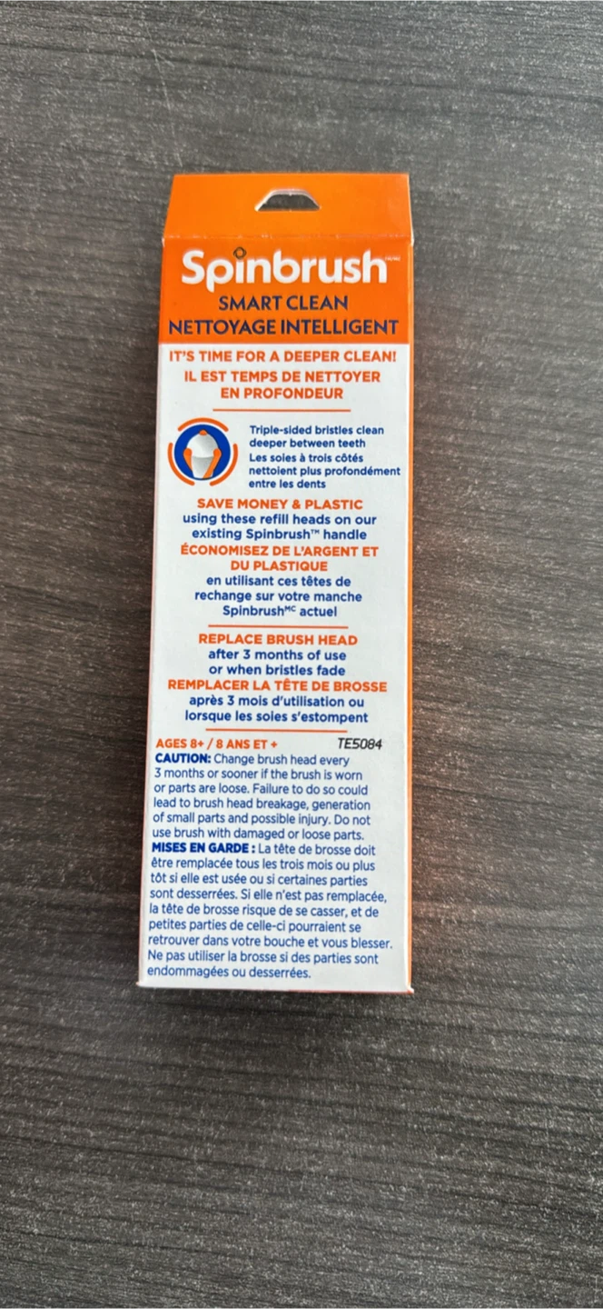 Spinbrush Smart Clean Toothbrush and 2 Refill Heads - photo 3