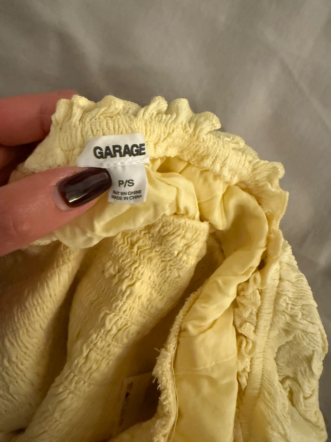 Garage Off-Shoulder Tops, Size P/S - photo 3