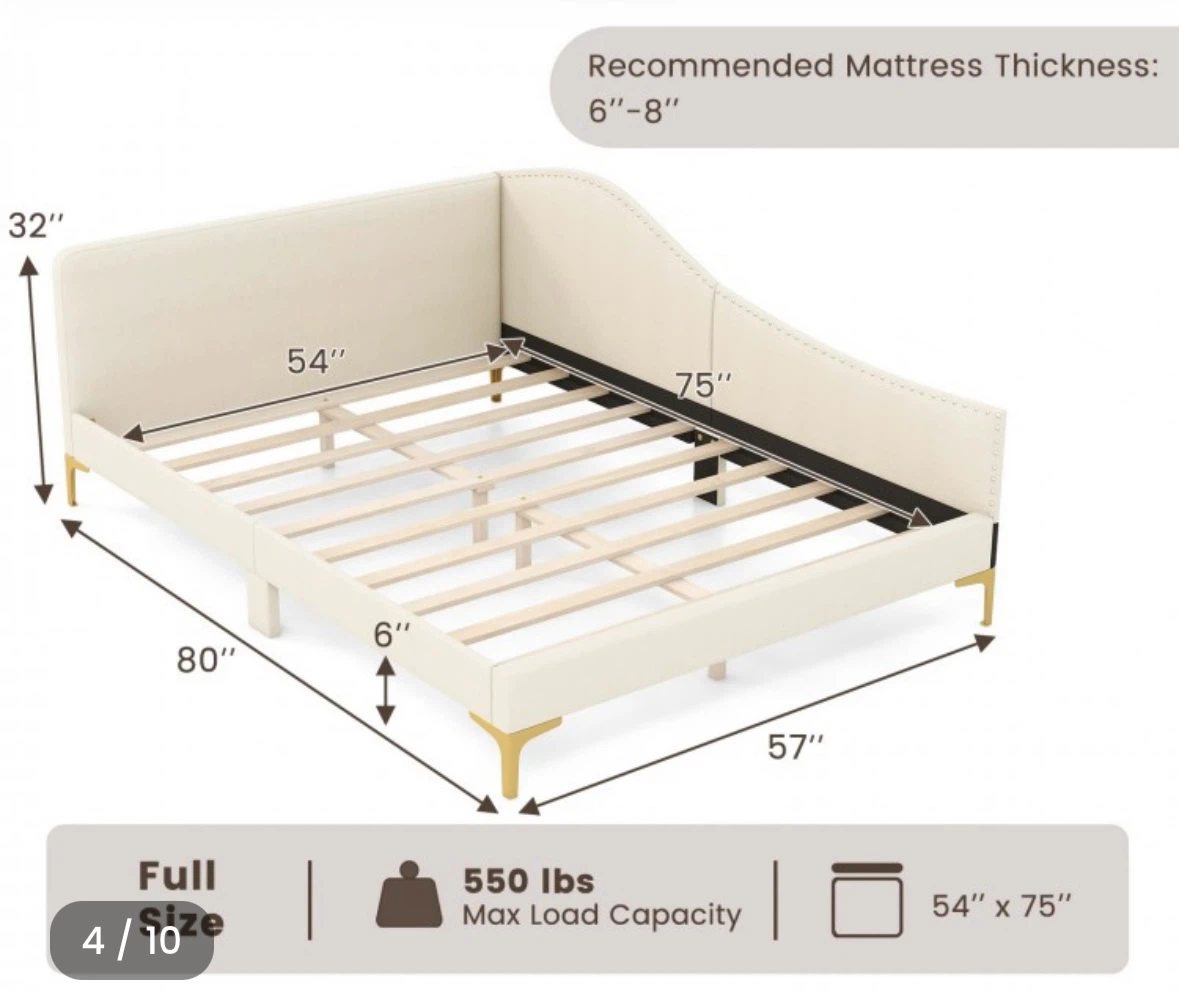 Beige full Size Daybed - photo 3