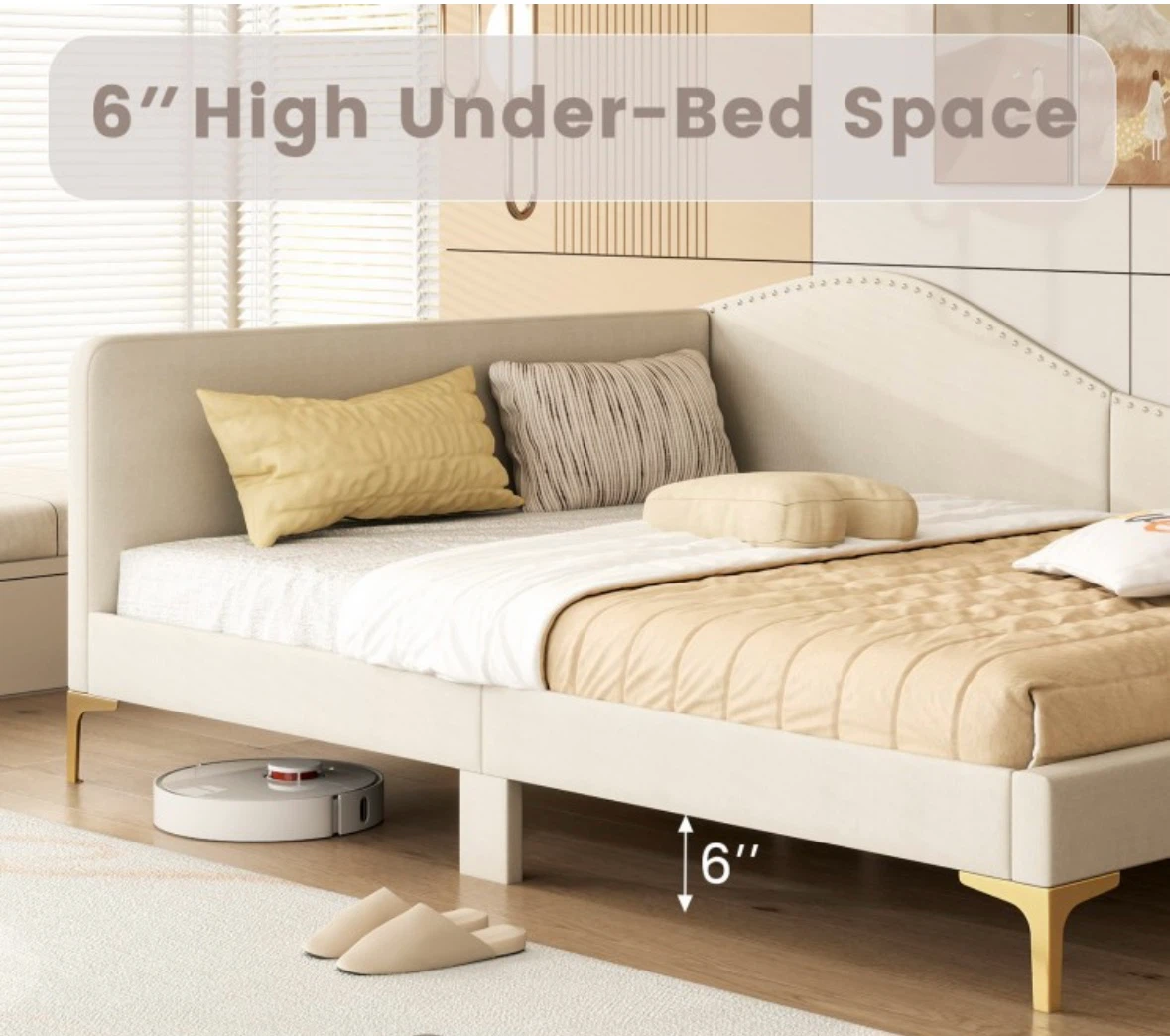Beige full Size Daybed - photo 4