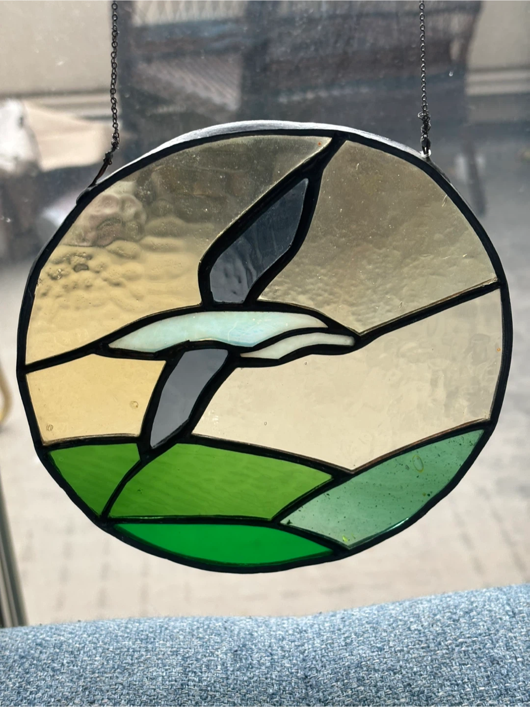 Stained Glass Bird Suncatcher