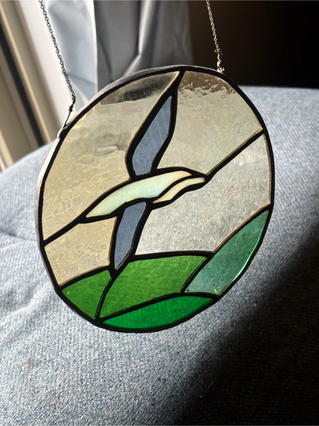 Stained Glass Bird Suncatcher - photo 2