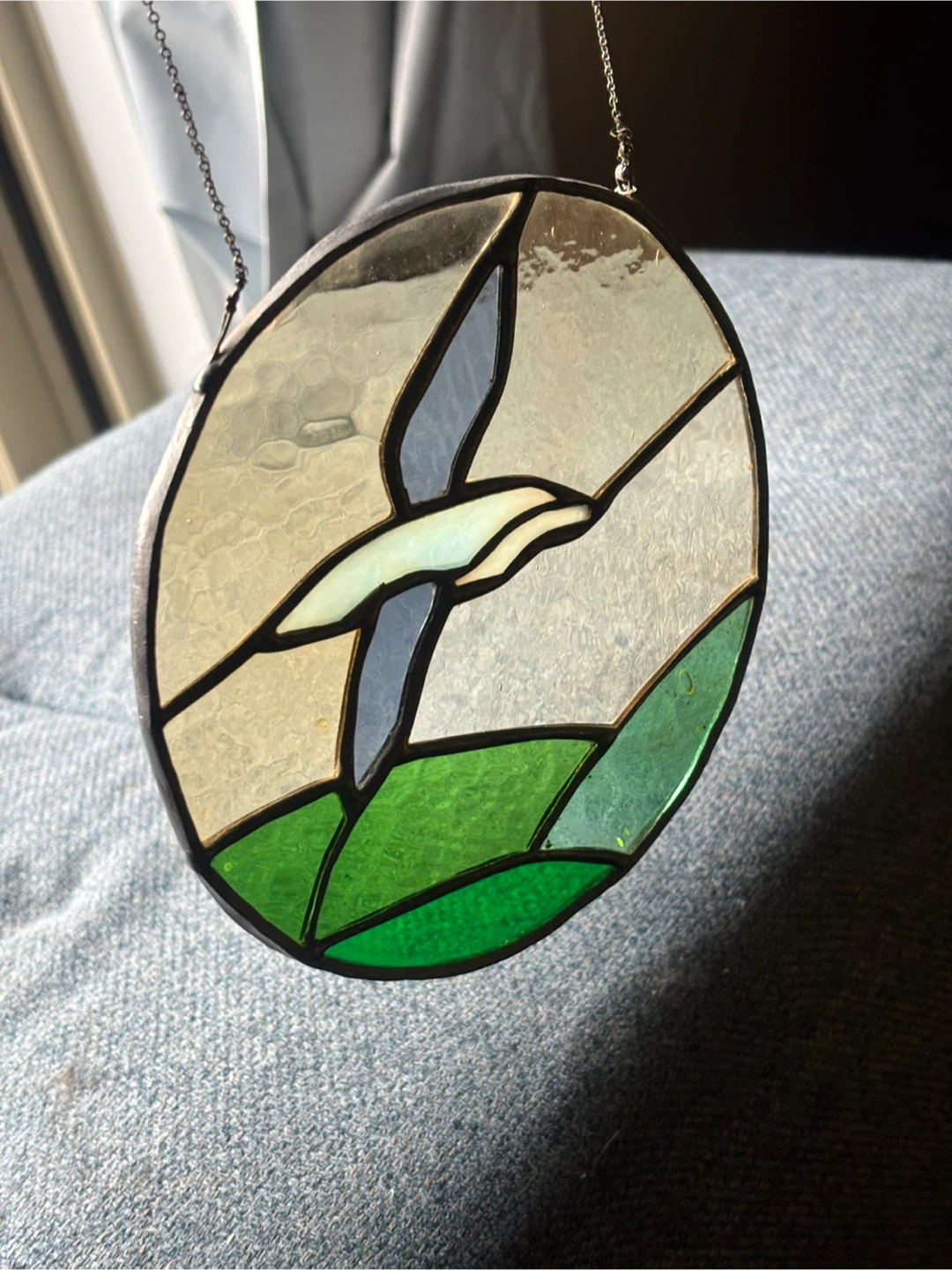 Stained Glass Bird Suncatcher - photo 3