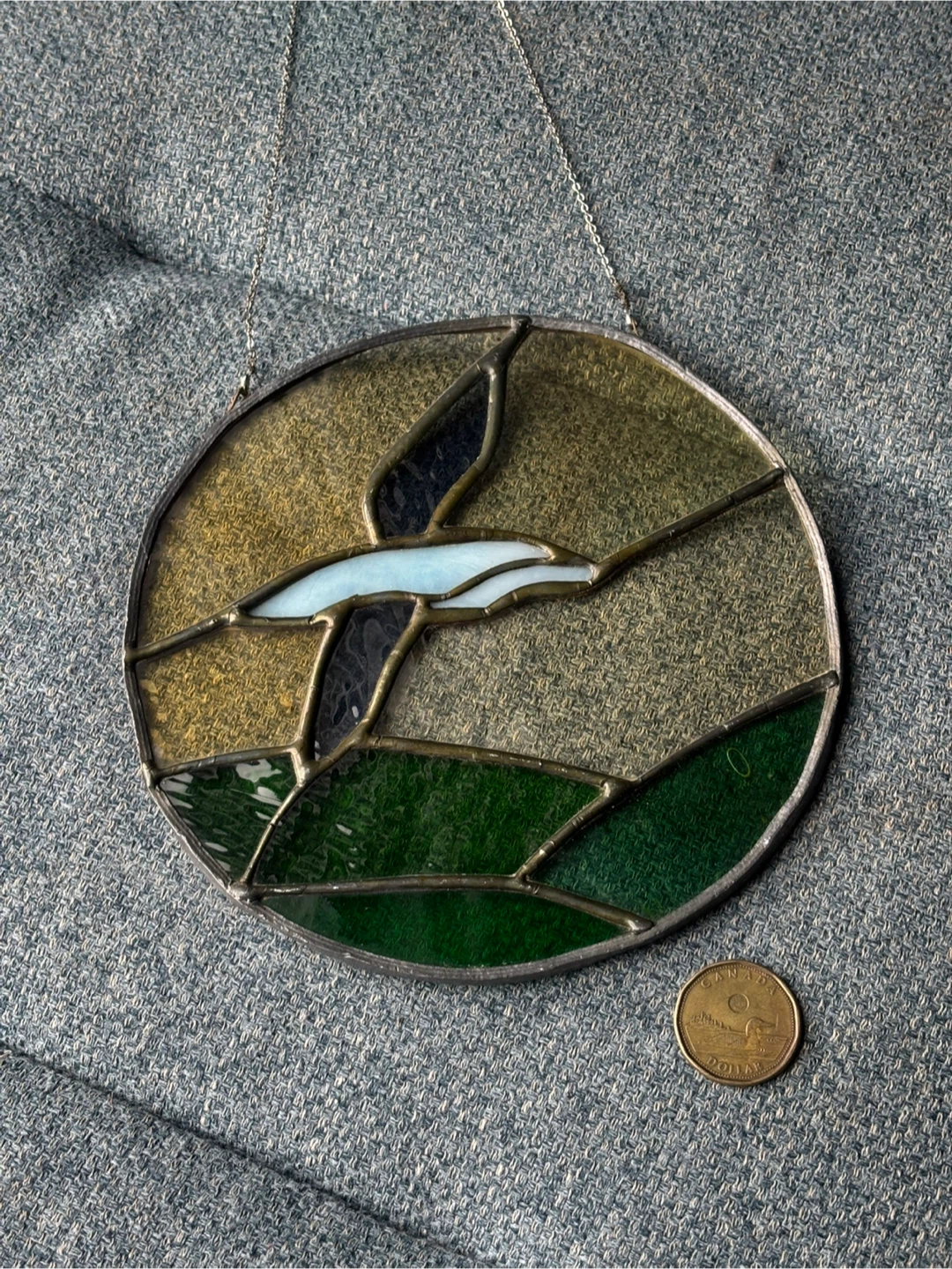 Stained Glass Bird Suncatcher - photo 4