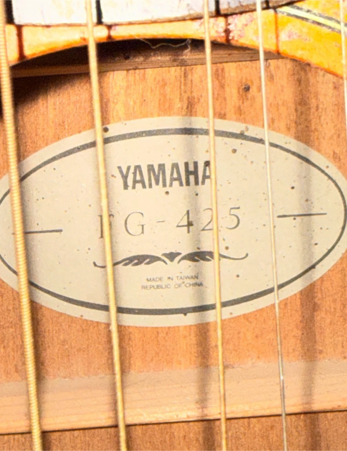 Rare Vintage 1980s Yamaha FG-425 Acoustic Guitar - photo 2