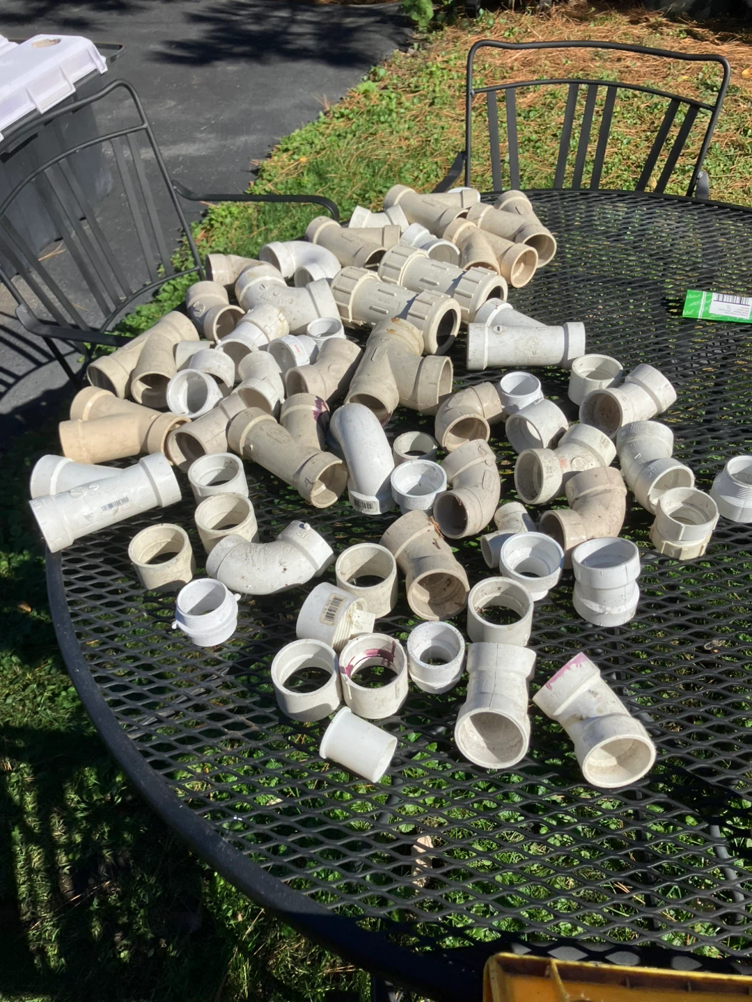 Assorted PVC Plumbing Pipe Fittings