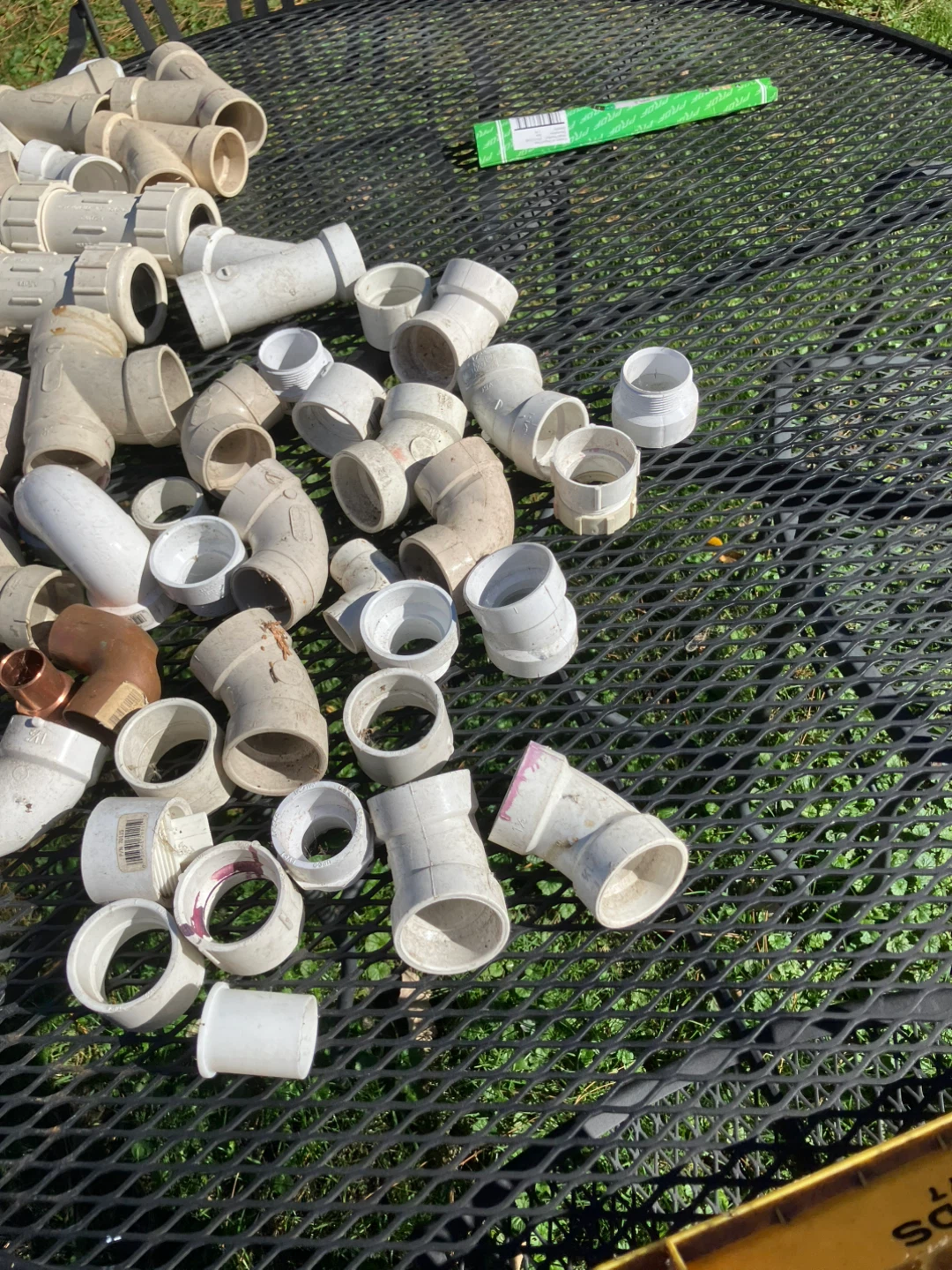 Assorted PVC Plumbing Pipe Fittings - photo 3