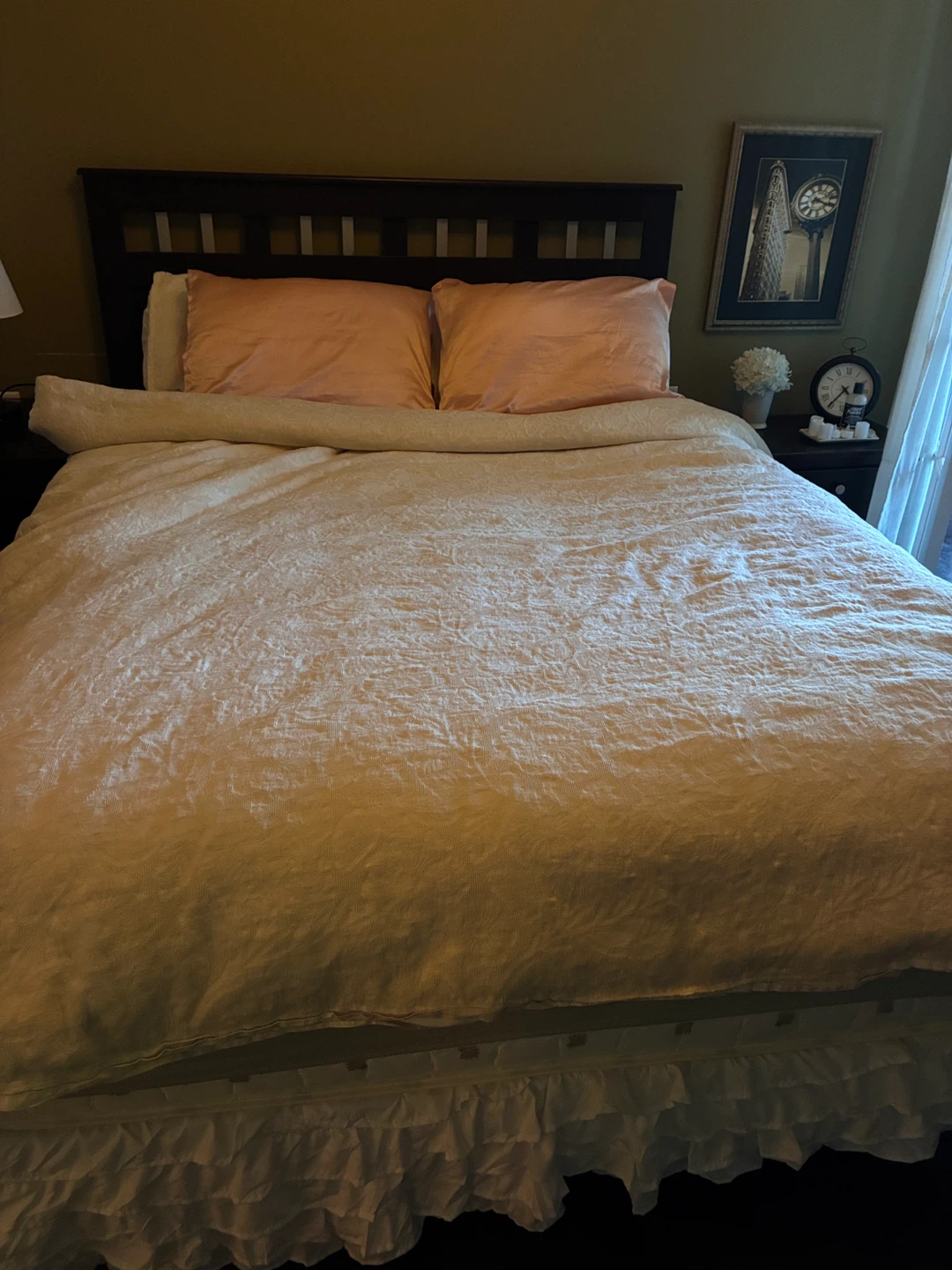 Queen Headboard & Bed Frame
