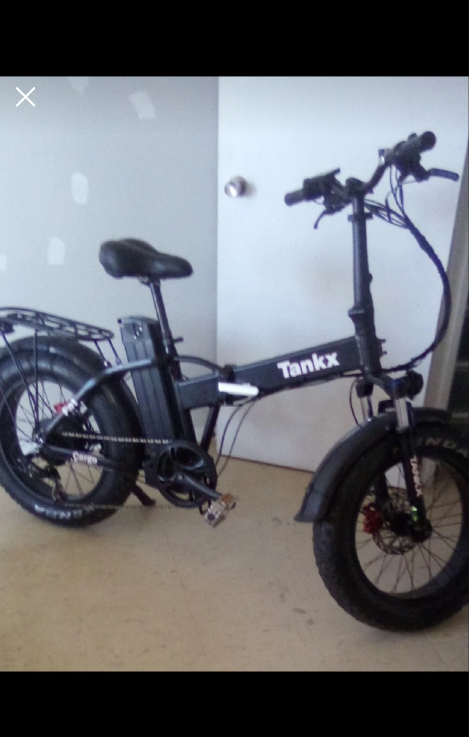Tankx Fat Cargo Folding Electric Bike