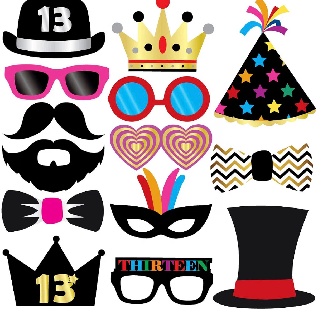 13th Birthday Photo Props - photo 2