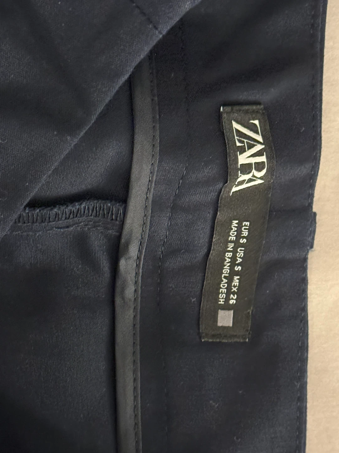 Zara navy blue shorts, size S - photo 2
