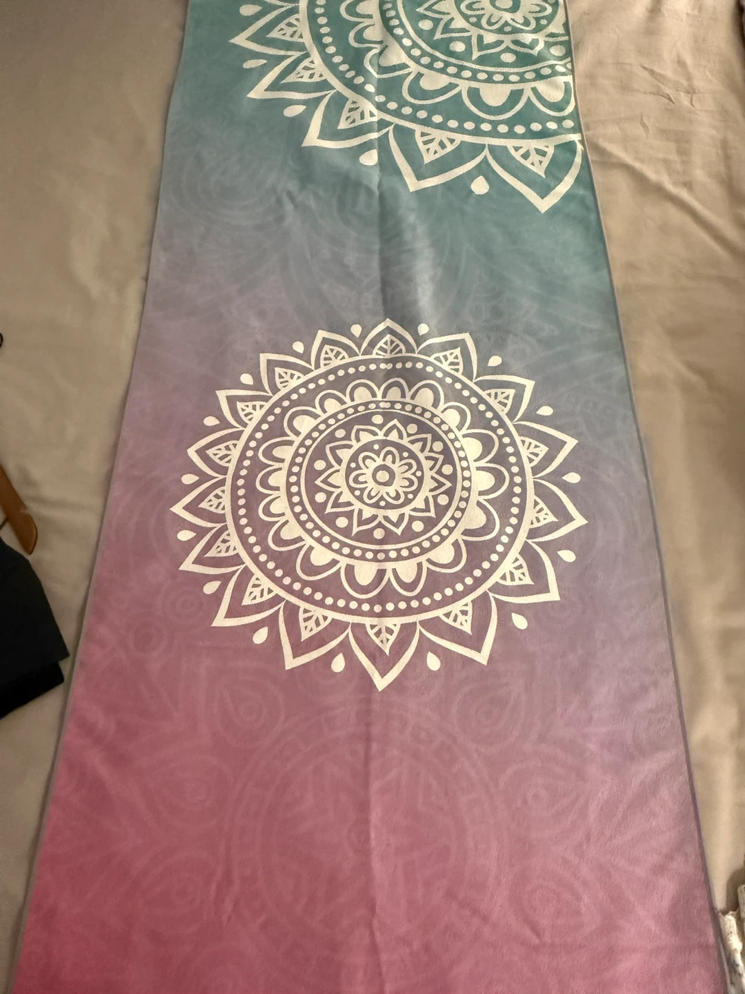 Mandala Print Yoga Mat Towel