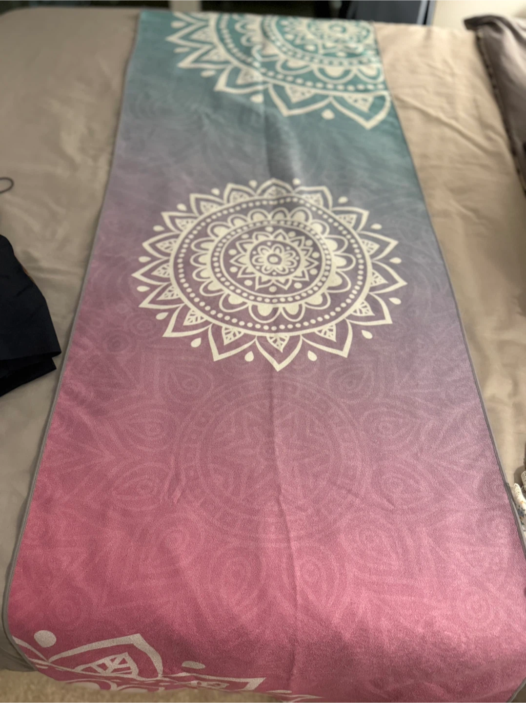 Mandala Print Yoga Mat Towel - photo 2