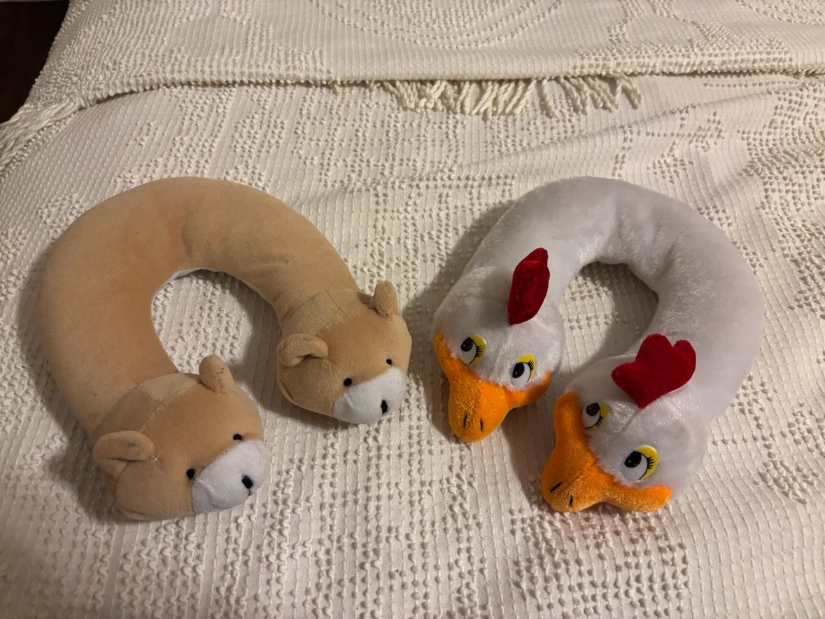 Plush Animal Travel Neck Pillows