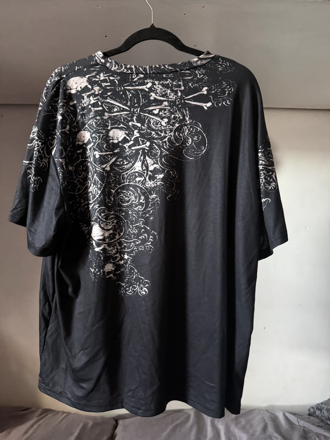 SHEIN Skull Graphic Print T-Shirt XXL - photo 2