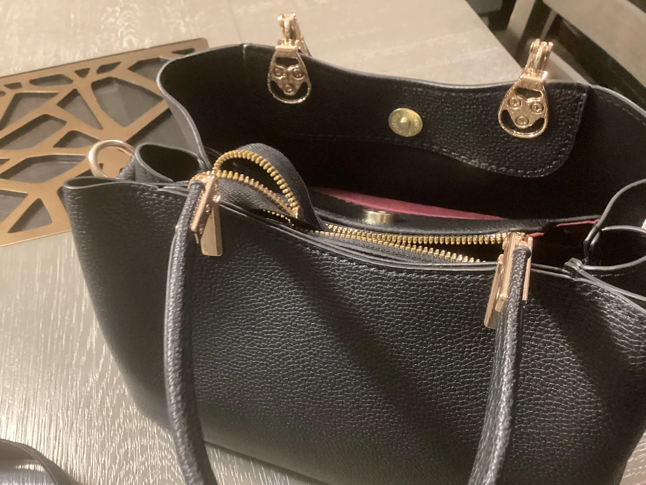 Black elegant women’s handbag - photo 3