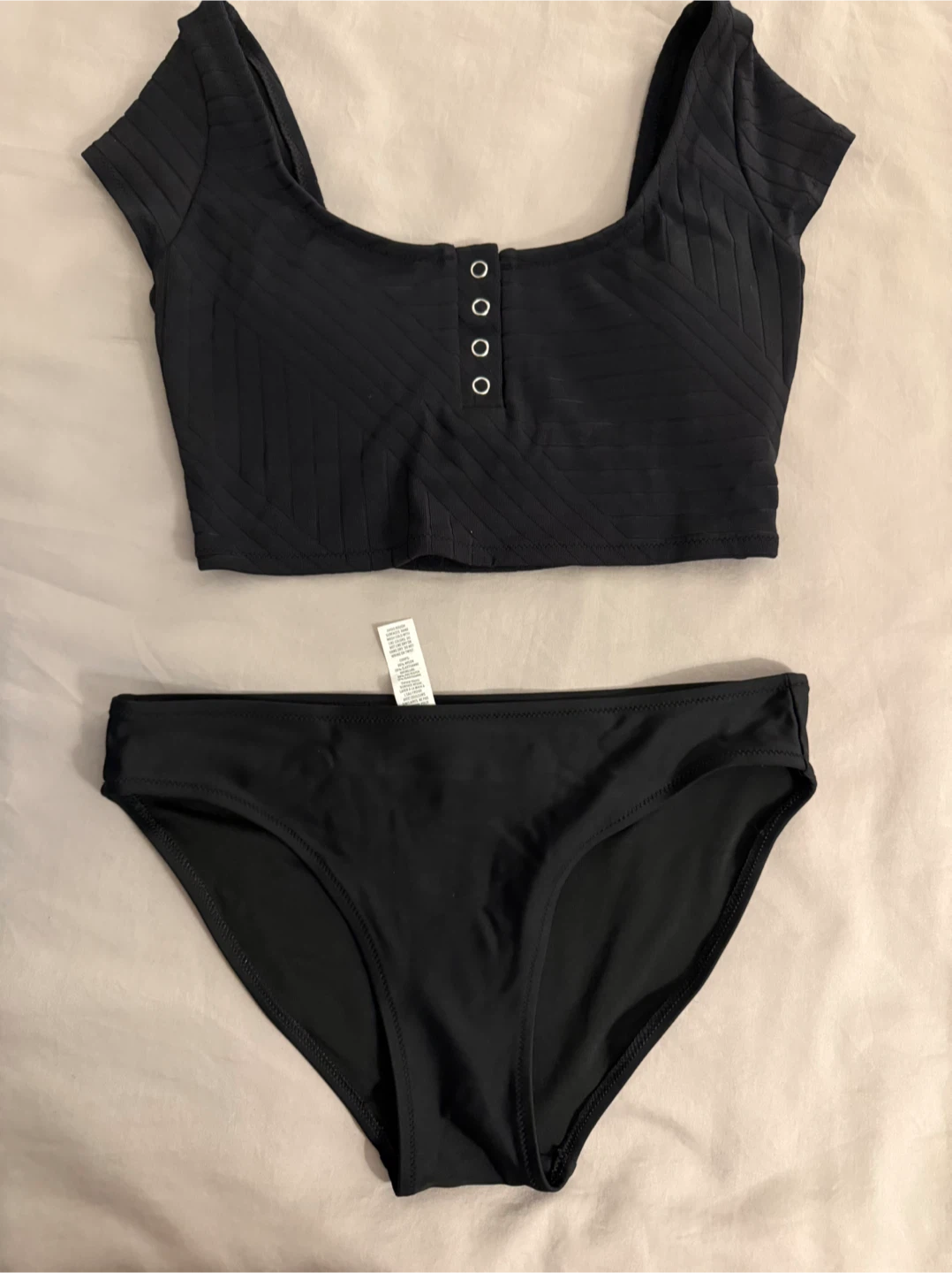 Aerie Black Bikini Swimsuit Set - photo 2