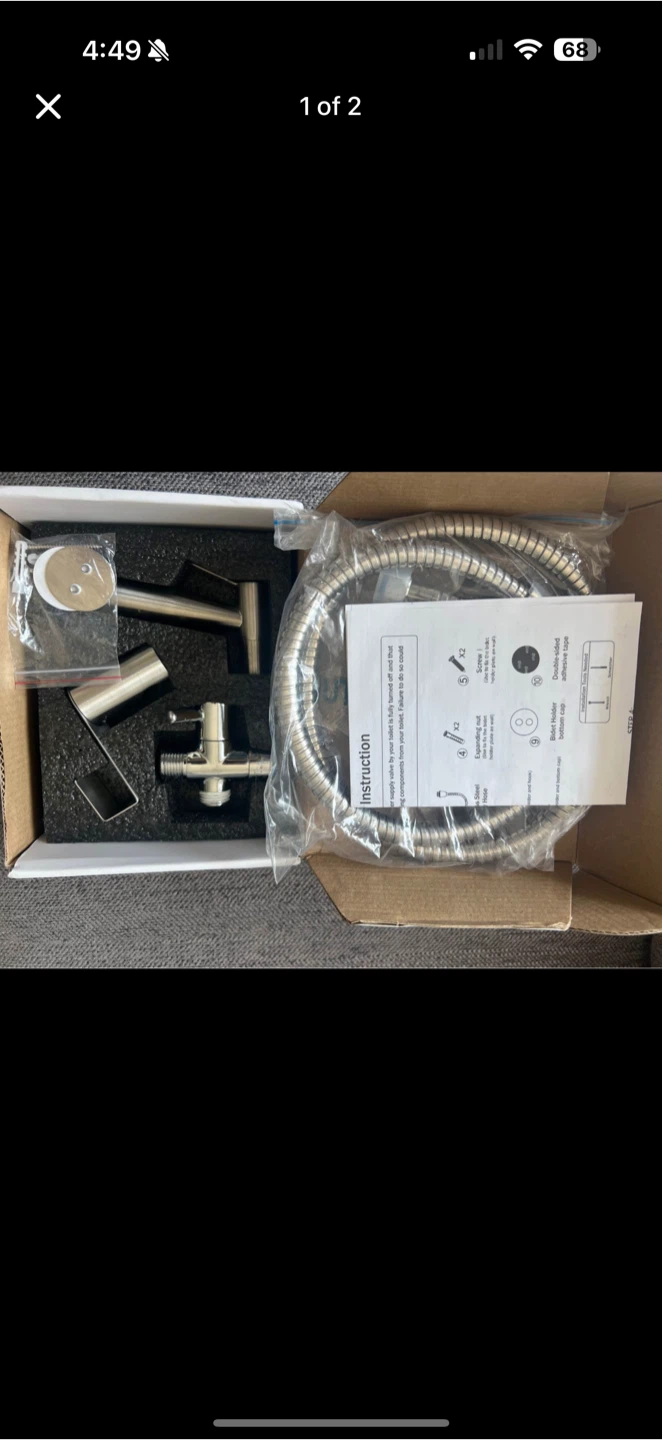 Stainless Steel Handheld Bidet Sprayer Set