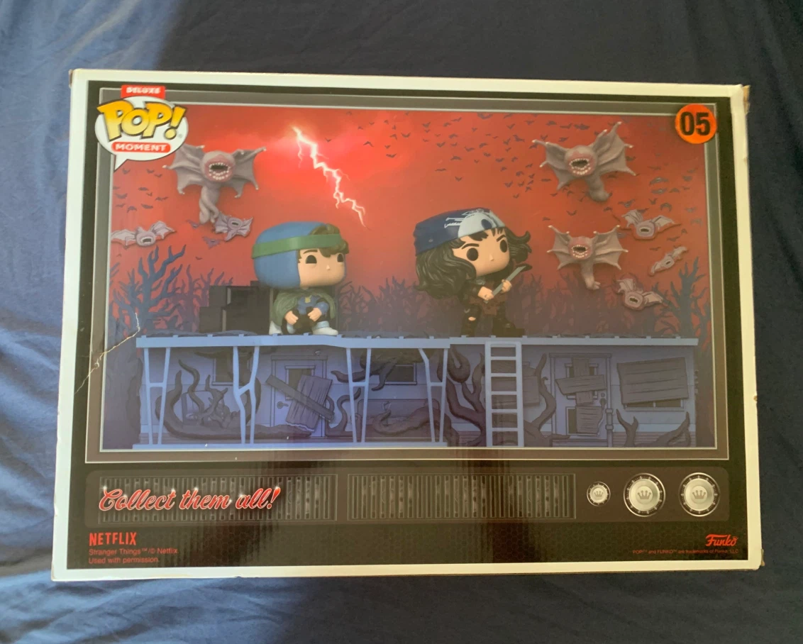 Funko Pop! Moment Stranger Things Dustin Eddie Demobats