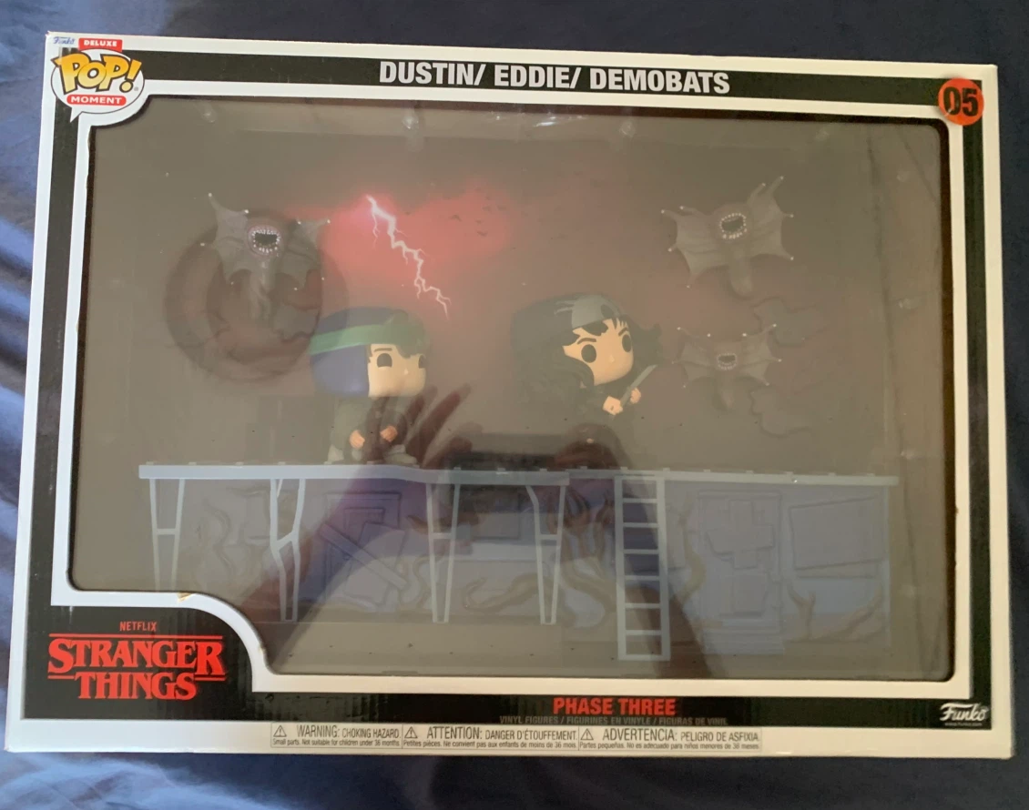 Funko Pop! Moment Stranger Things Dustin Eddie Demobats - photo 2