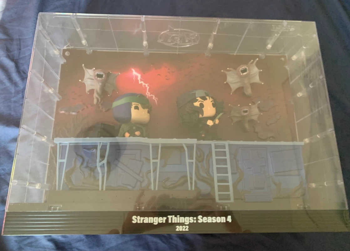 Funko Pop! Moment Stranger Things Dustin Eddie Demobats - photo 5