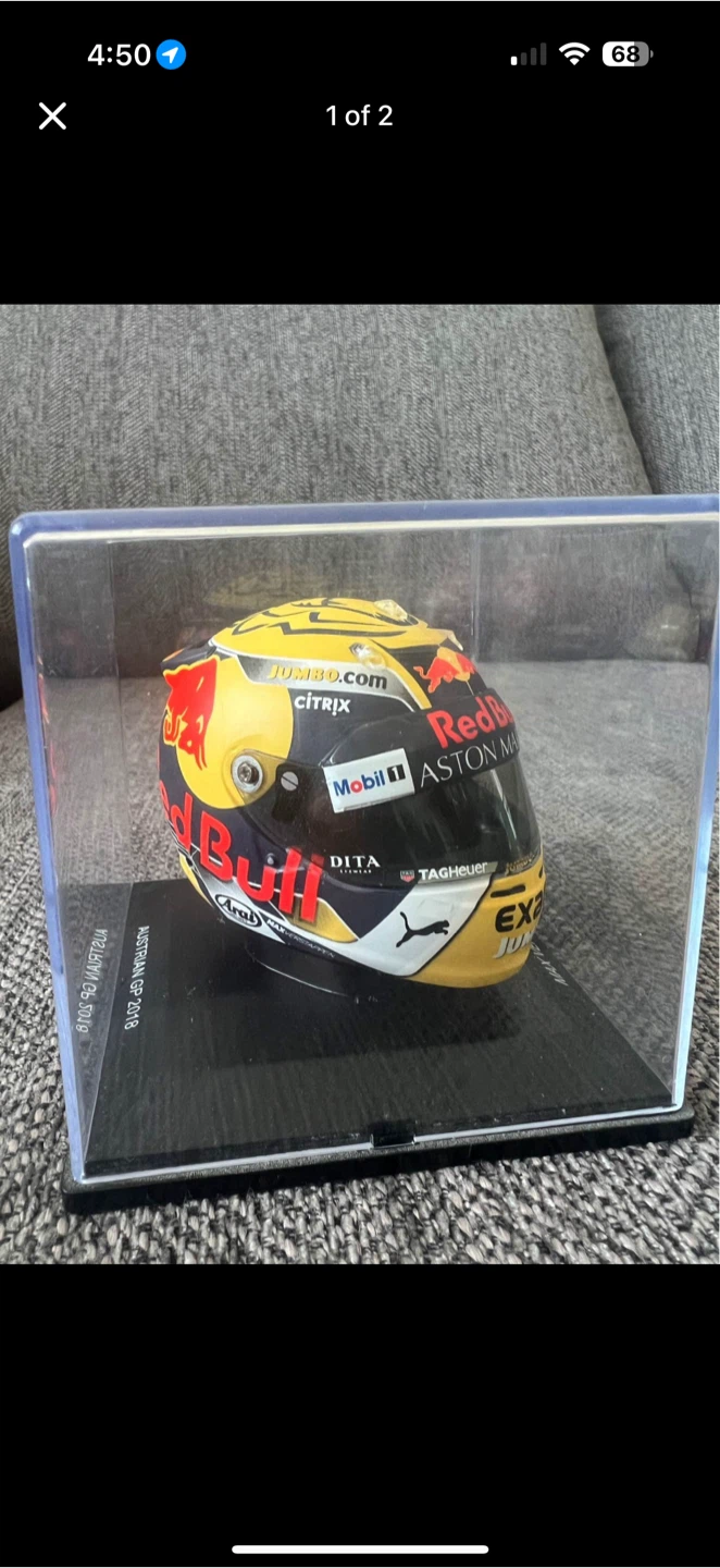 Max Verstappen 2018 Austrian GP Mini Helmet