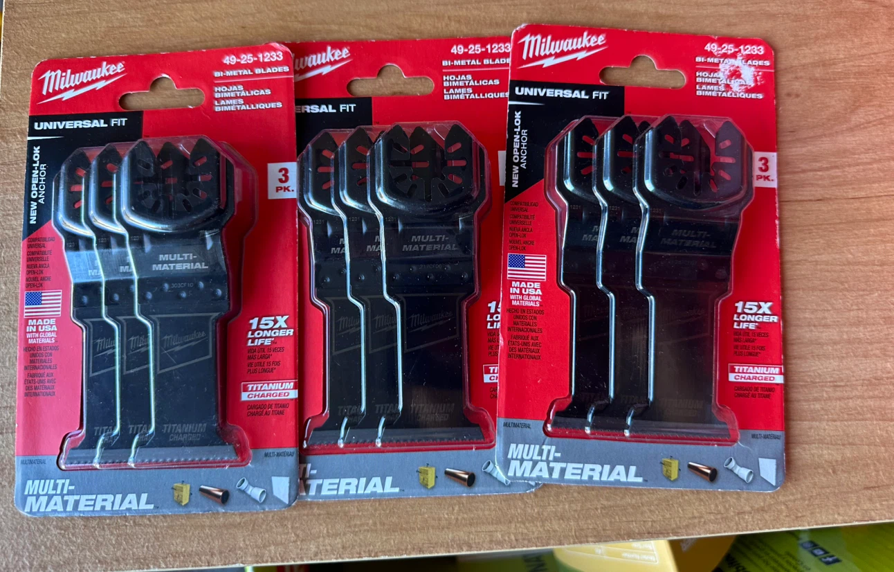 Firm price $15 each Oscillating Multi-Tool Blades - 4 Pack - photo 2